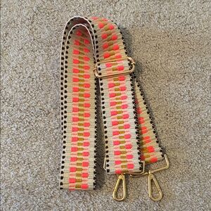 Brand New Pink and Gold Adjustable Purse Strap